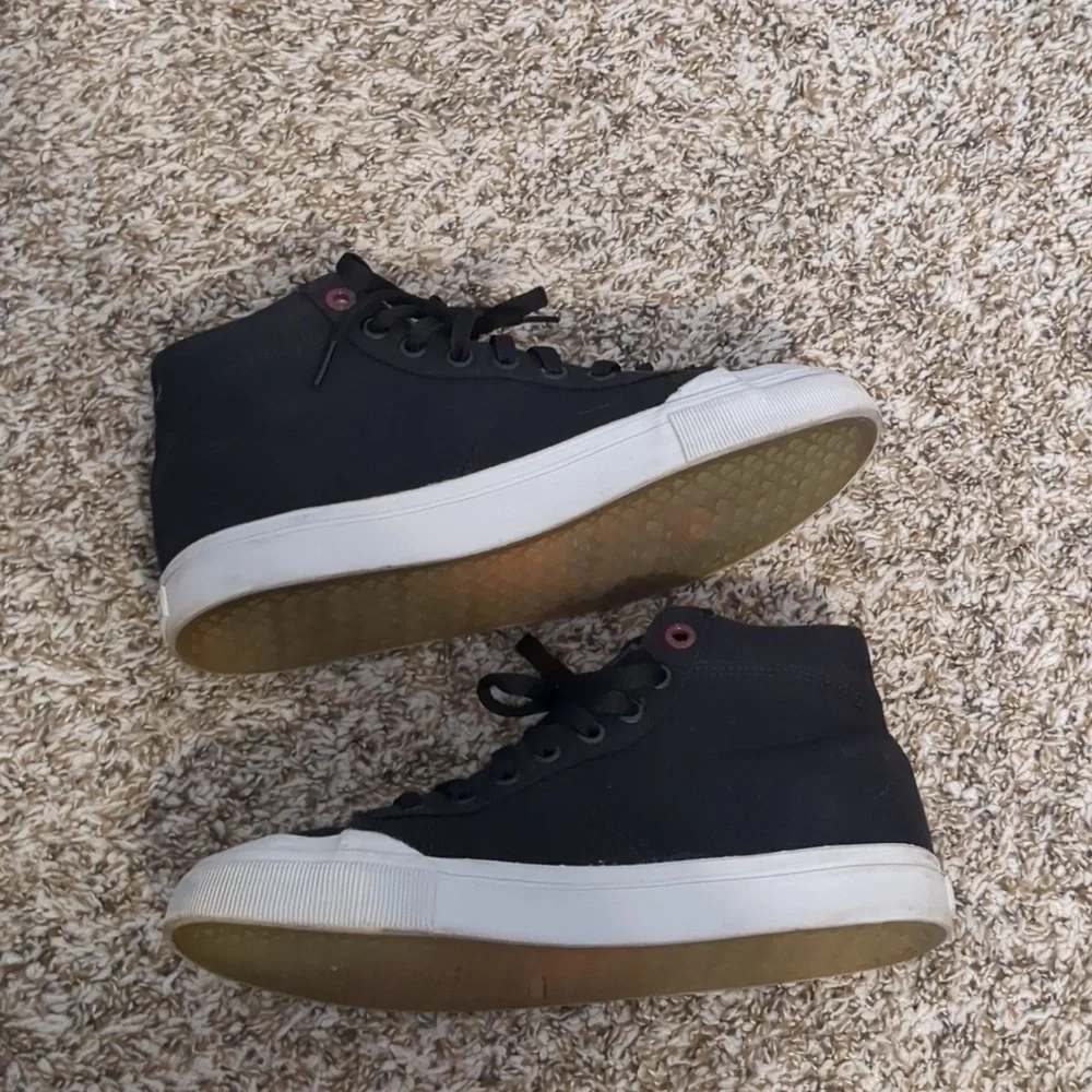 Emerica Indicator High x Toy Machine Black High-Top Skate Sneakers 7.5